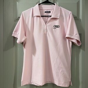 Audi Polo Shirt in Light Pink
